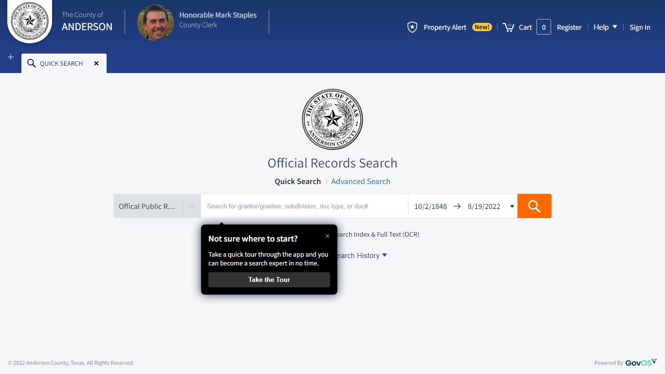 anderson.tx.publicsearch.us - Official Records Search